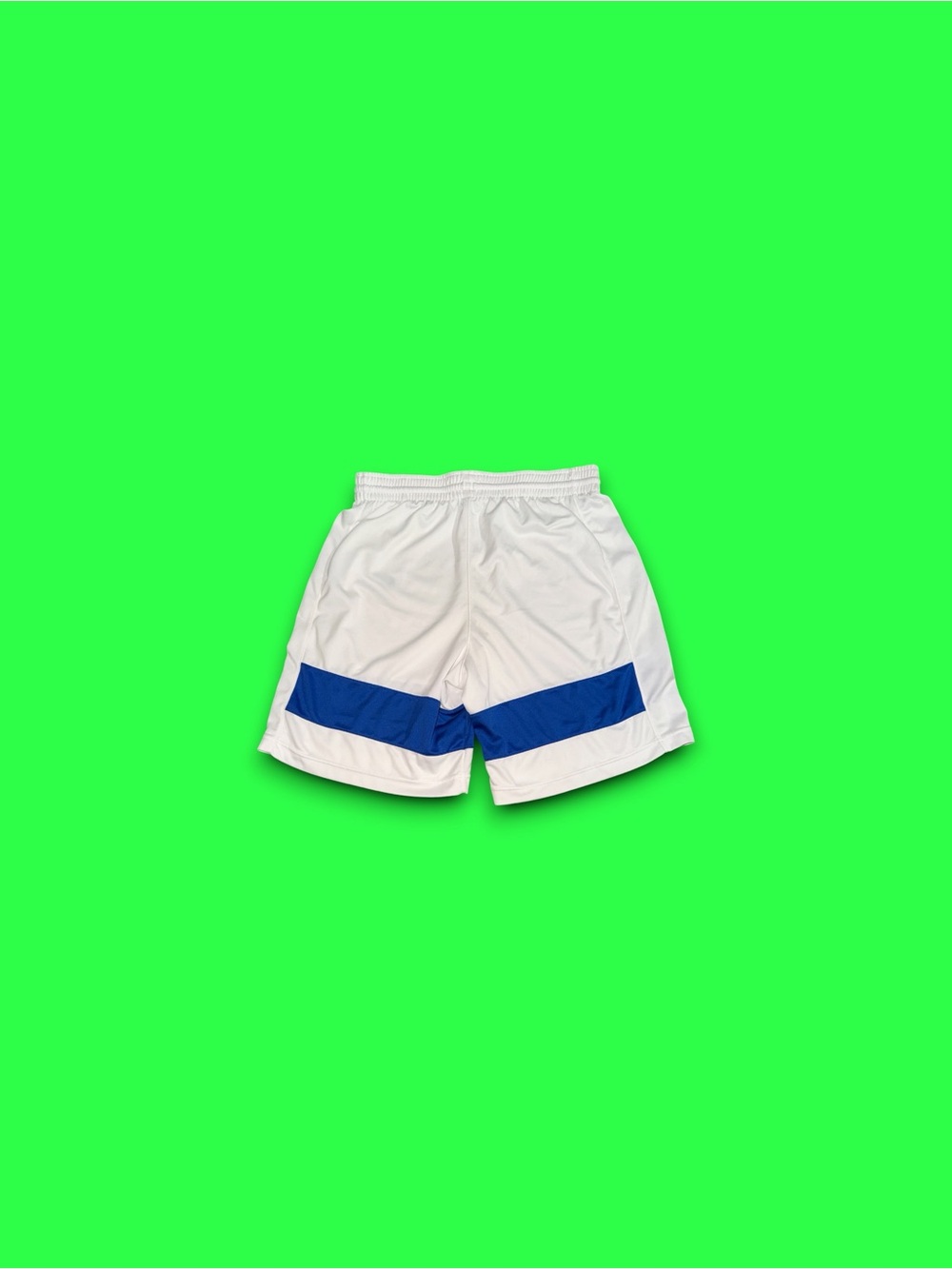 Nike Men’s Large Stock Fadeaway Basketball Shorts White blue CQ4353-108 - Picture 2 of 4